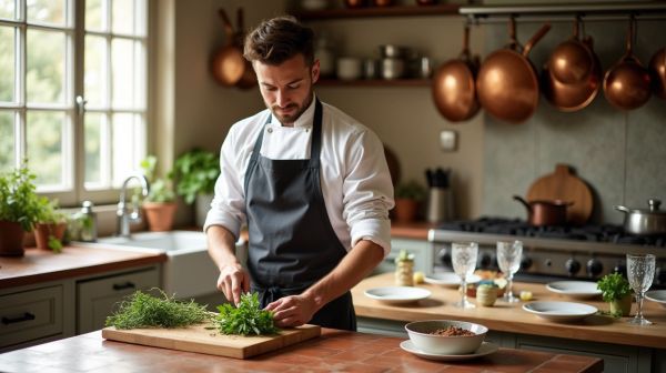 Chef à domicile en France : comment se déroule une prestation complète