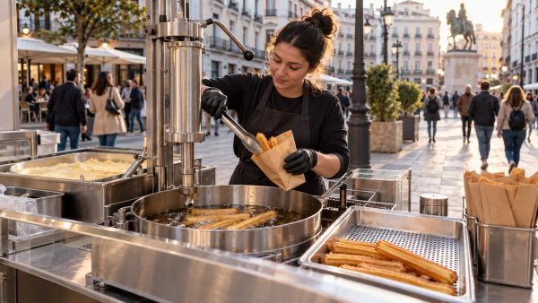 Matériel essentiel pour un service de churros en snacking