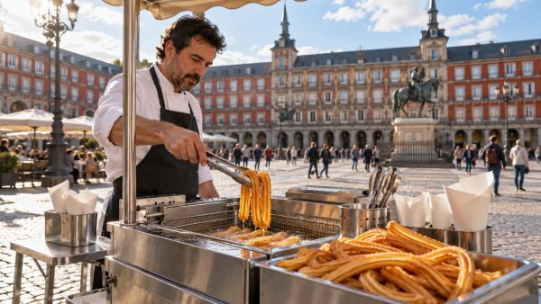 Matériel essentiel pour un service de churros en snacking
