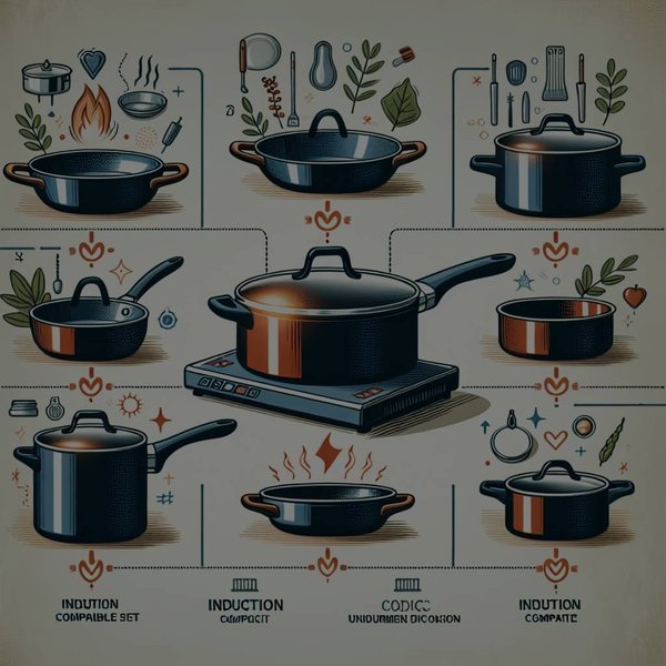 Comment choisir une batterie de cuisine compatible avec l'induction pour une cuisson homogène?