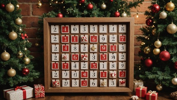 Calendrier de l'avent artisanal : savourez chaque surprise quotidienne